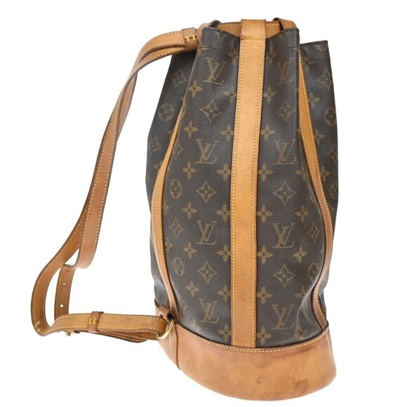 LOUIS VUITTON LV Randonnee PM Shoulder Bag Monogram Leather Brown - Picture 2 of 13